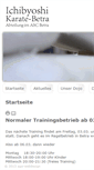 Mobile Screenshot of karate-betra.de